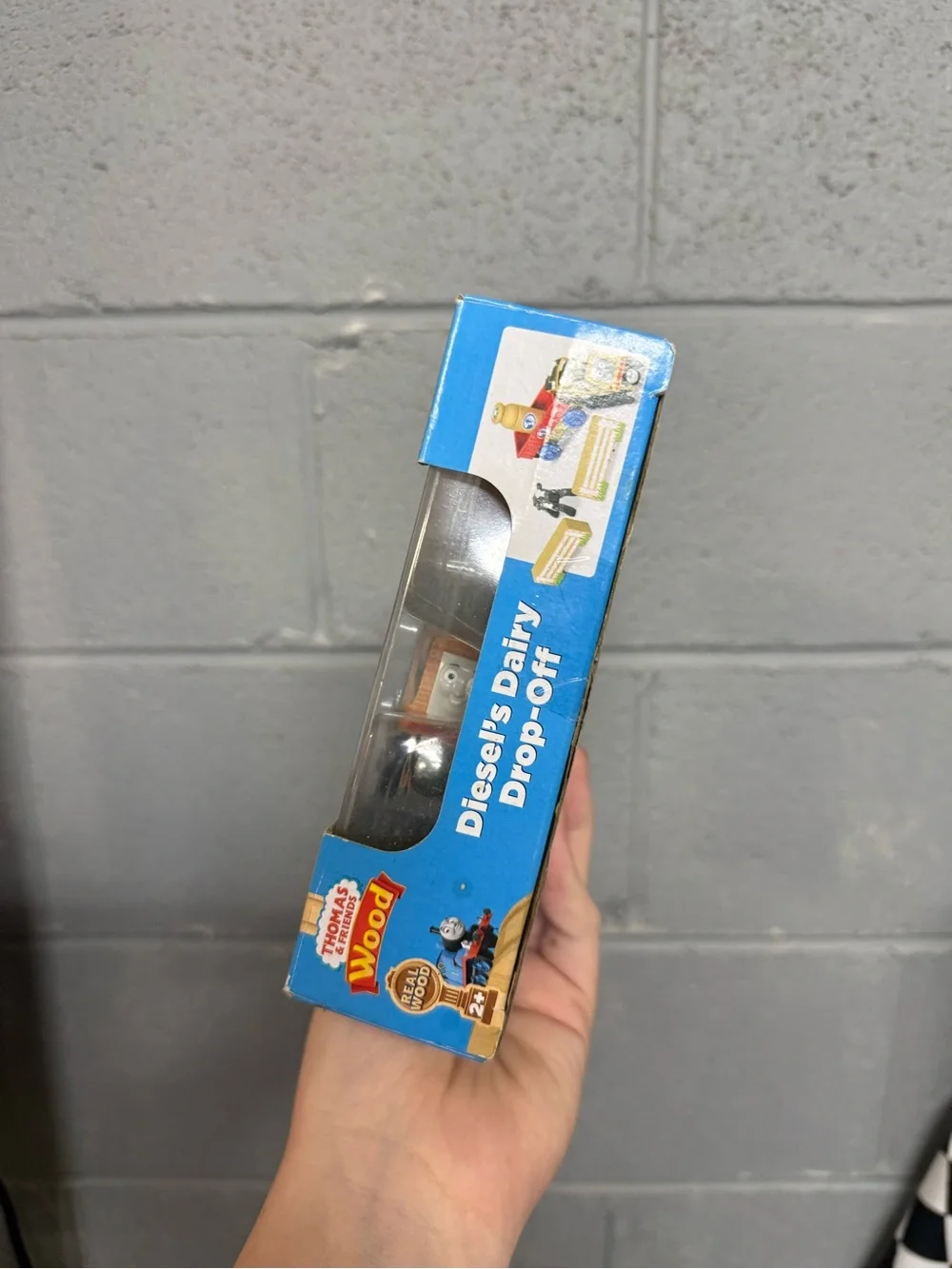 Thomas & Friends Diesel's Dairy Drop-Off Train Set - Black/White/Brown